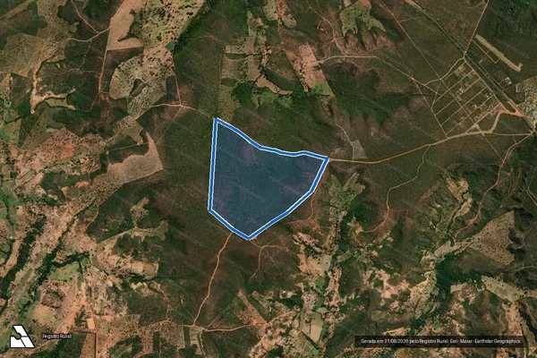 Imagem de satélite de Fazenda Cedro - PARCELA 03 em Montes Claros - MG