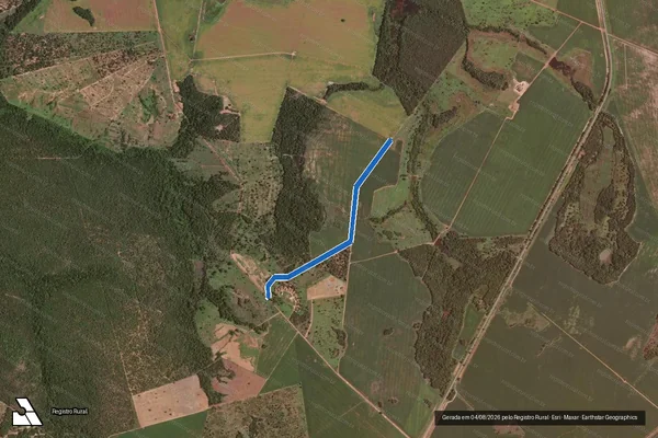 Imagem de satélite de Estrada AC-3  – Projeto de Assentamento Antônio Conselheiro / 001