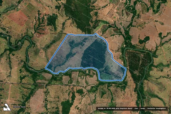Imagem de satélite de FAZENDA SAO JOSE - Gleba 02 em Fazenda Nova - GO