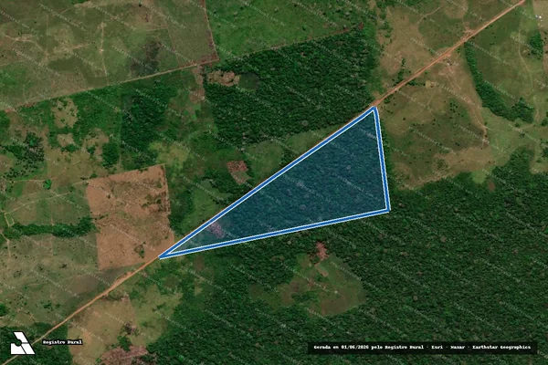 Imagem de satélite de SITIO SAO JOAO BATISTA - LOTE 50 - Parte 2 em Cruzeiro do Sul - AC