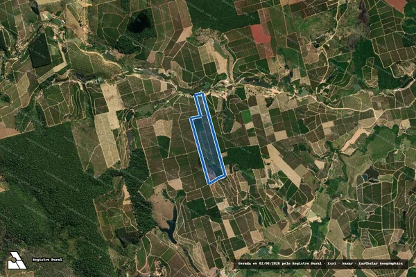 Imagem de satélite de Sítio Sabaini - Parte 2 em Governador Lindenberg - ES