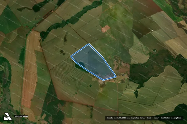 Imagem de satélite de Fazenda São Miguel Arcanjo - Fazenda São Miguel do Arcanjo Parte 09 em Sidrolândia - MS