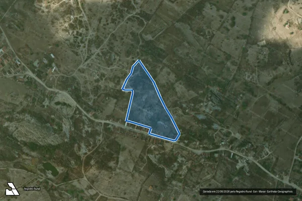 Imagem de satélite de SITIO LAGOA DE PEDRA - Parte 1 em Esperança - PB