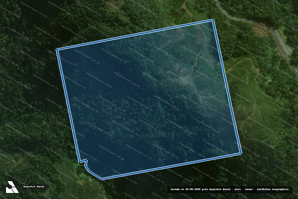 Imagem de satélite de M.I 4.647 de Inês Cavalheiro Rückl - Parte 1 em Corupá - SC