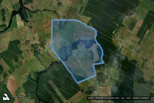 Imagem de satélite de FAZENDA SANTA CANDIDA - Parte 1 em Itapuã do Oeste - RO