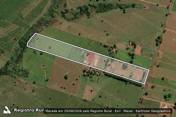 Imagem de satélite de Sitio São José - Parte 1 em Santa Fé do Sul - SP