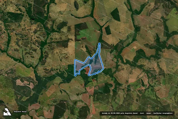 Imagem de satélite de Fazenda Água Limpa ? Remanescente - Parte 1 em Rochedo - MS