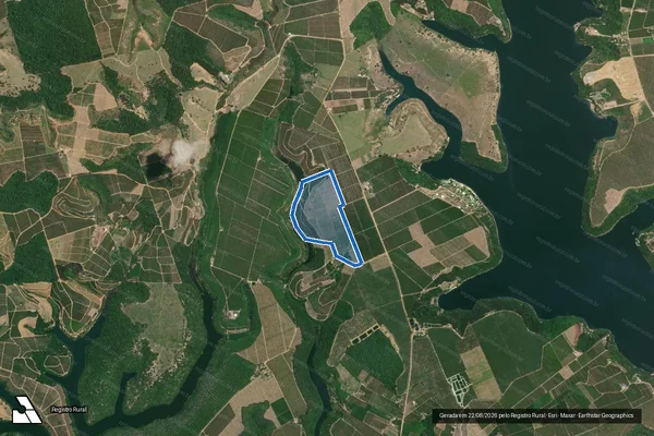 Imagem de satélite de FAZENDA BAGUEIRA - PARCELA 01 em Linhares - ES