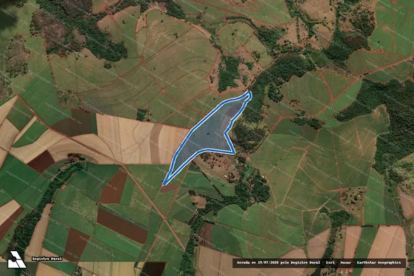 Imagem de satélite de Fazenda Visconde  do Parnaiba - Fazenda Visconde do Parnaiba ? Gleba 10 em Jardinópolis - SP
