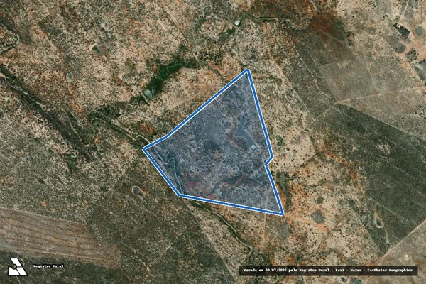 Imagem de satélite de Fazenda Lagoa do Couro - Fazenda Lagoa do Couro em Santaluz - BA