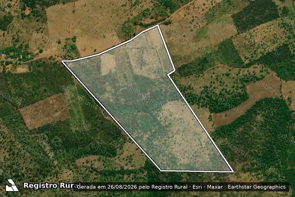 Imagem de satélite de PA FLORESTA LOTE 08 / PA JAGUARANA FLORESTA LOTE 08-FLORESTA