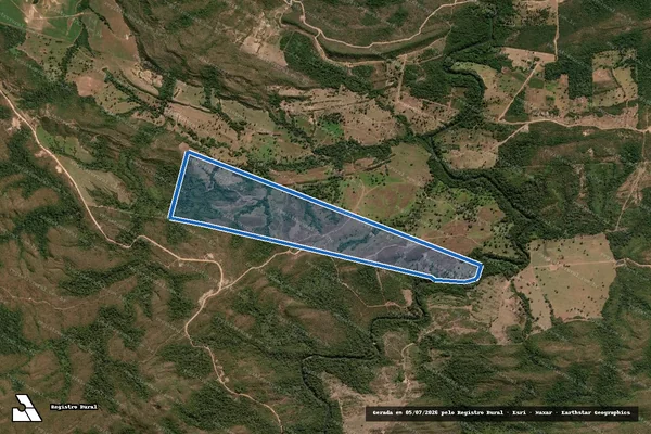 Imagem de satélite de FAZENDA BEIRA RIO - Parte 1 em Planalto da Serra - MT