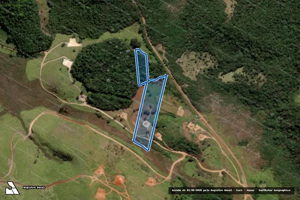 Imagem de satélite de Fazenda Lavrinha - Gleba 36 em Congonhas do Norte - MG