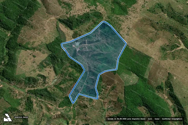 Imagem de satélite de FAZENDA AGUIA DOURADA - Única em Lago da Pedra - MA
