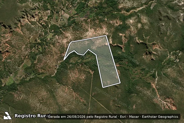 Imagem de satélite de FAZENDA SANTO ANTONIO OU VARGEM BONITA - Parte 2 em Januária - MG