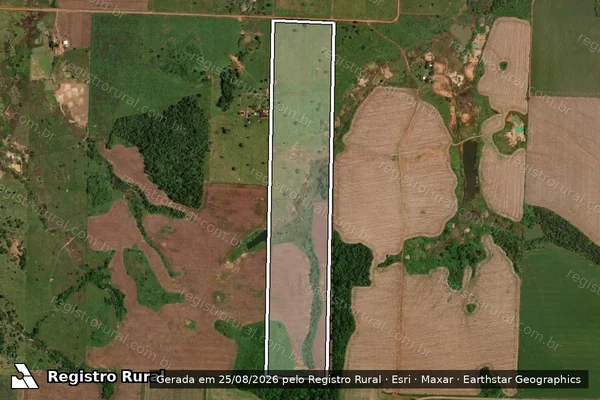 Imagem de satélite de LOTE Nº 201 - LOTE Nº 201 em Matupá - MT