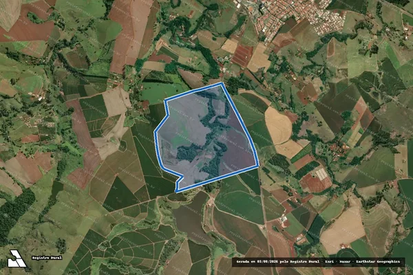 Imagem de satélite de Fazenda Santa Rita - Fazenda Santa Rita em Taguaí - SP