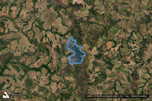 Imagem de satélite de Fazenda Córrego Grande em Caiapônia - GO