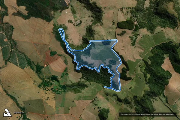 Imagem de satélite de Fazenda Boa Nova - 1 de 2 em Descalvado - SP