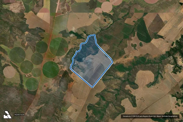 Imagem de satélite de FAZENDA SUCUPIRA - PARTE 1 em Cristalina - GO