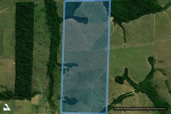 Imagem de satélite de FAZENDA SÃO JOSÉ - LOTE 06 em Machadinho D'Oeste - RO