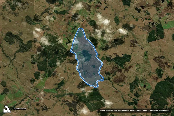 Imagem de satélite de Campo ? Glassy Boff de Andrade - GLEBA 1 ? GLASSY BOFF DE ANDRADE em São Francisco de Paula - RS