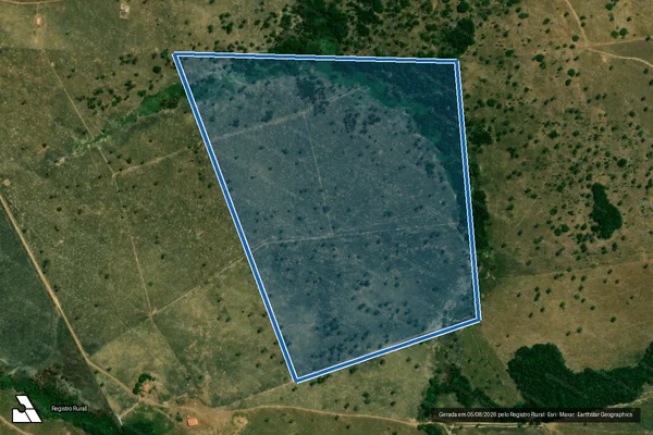 Imagem de satélite de Fazenda Três Emes - Matricula 864 em Piçarra - PA