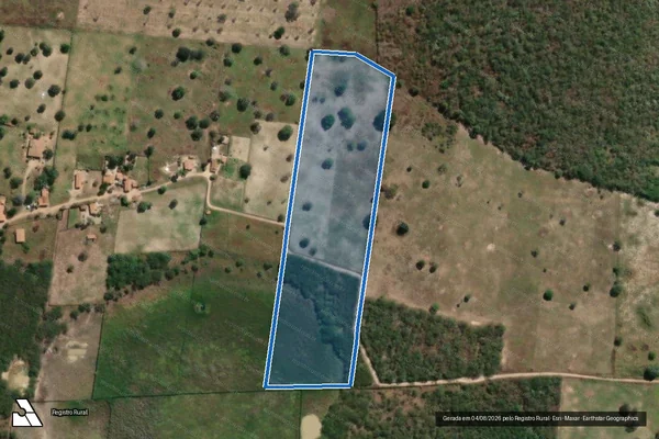 Imagem de satélite de LAGOA DO LUIZ ? LOTE 0346 - Parte 1 em Ibicuitinga - CE