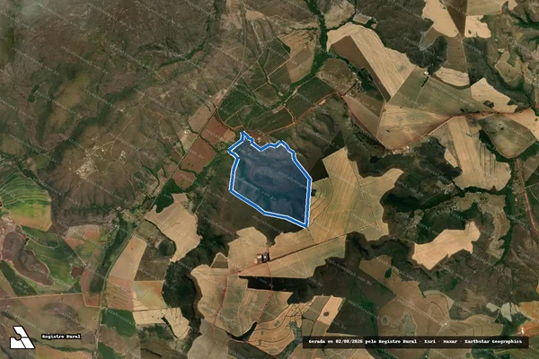Imagem de satélite de Fazenda Posse Gleba B - Parte 1 em Alto Paraíso de Goiás - GO