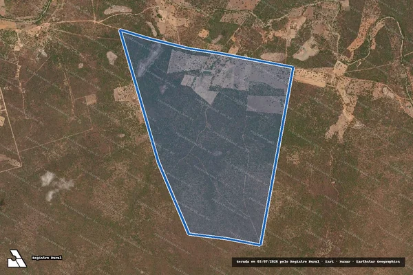 Imagem de satélite de GLEBA MONTES CLAROS ? DATA GENIPAPO - Parte 1 em São Raimundo Nonato - PI