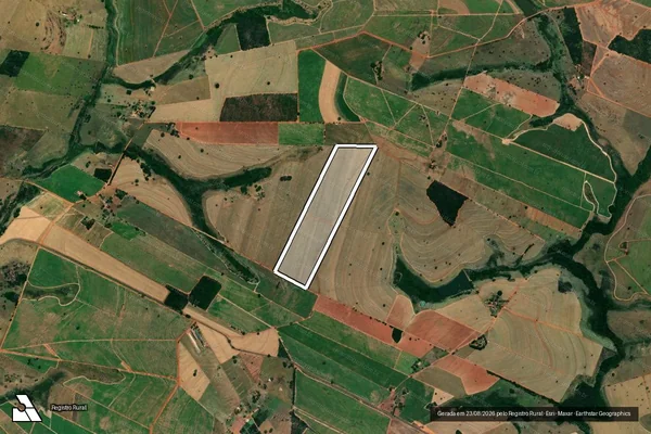 Imagem de satélite de ESTANCIA THALITA em Nhandeara - SP