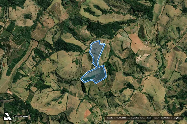 Imagem de satélite de SÍTIO DA FLORADA - SÍTIO DA FLORADA em Carmo de Minas - MG