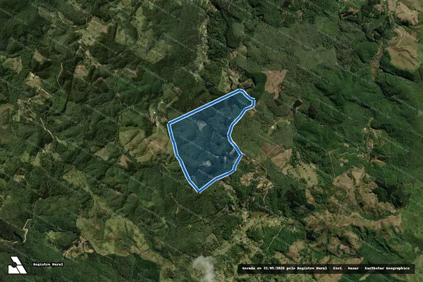 Imagem de satélite de SITIO DO ITACIANO - Parte 1 em Bocaiúva do Sul - PR