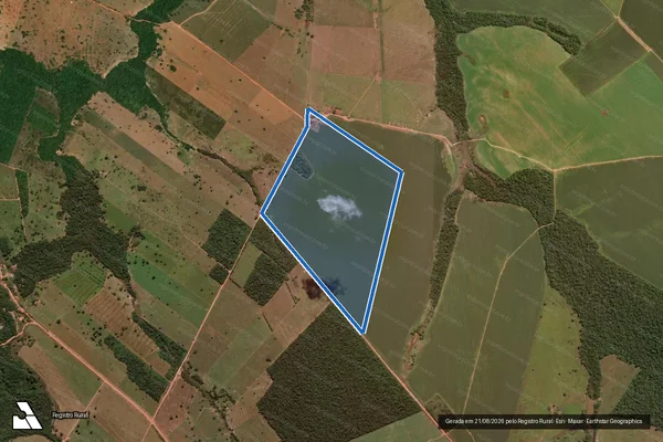 Imagem de satélite de Fazenda Alto da Mata II - Parte 1 em São José do Rio Claro - MT