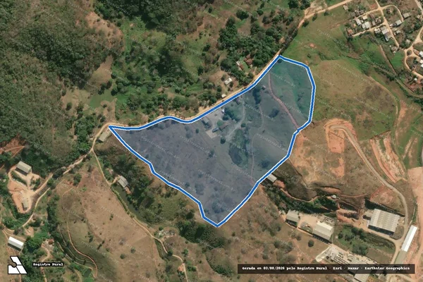 Imagem de satélite de Fazenda São Joaquim - Parte 2 em Cachoeiro de Itapemirim - ES