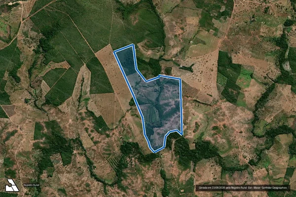 Imagem de satélite de FAZENDA BARRA DO SÃO GONÇALO em Lajeado Novo - MA