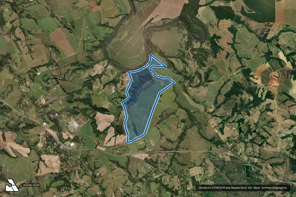 Imagem de satélite de Fazenda São Marcos - Gleba 2 em Porto Feliz - SP