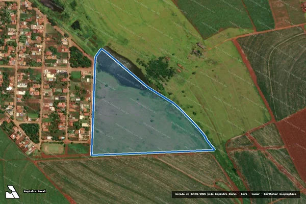 Imagem de satélite de FAZENDA BOA VISTA - GLEBA B7 em Igaraçu do Tietê - SP