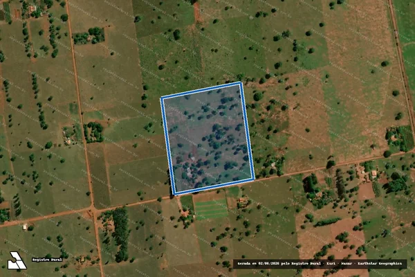 Imagem de satélite de Projeto de Assentamento Piúva V - Lote 039 em Dois Irmãos do Buriti - MS