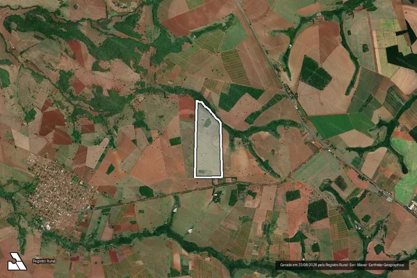 Imagem de satélite de FAZENDA CÓRREGO DA AREIA - 001 em Canápolis - MG
