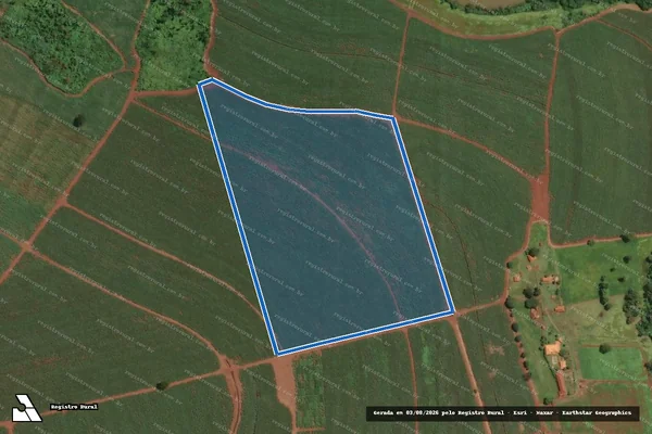 Imagem de satélite de Fazenda Canadá III - GLEBA 1 em Ipuã - SP