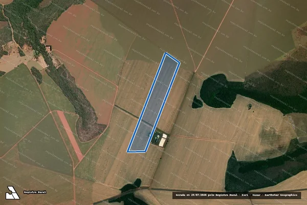 Imagem de satélite de FAZENDA ESTREITO E PONTE DE PEDRAS - PARTE 2 em Rio Verde - GO