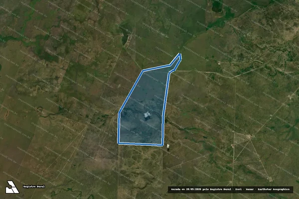 Imagem de satélite de FAZENDA CAPÃO ALTO - Parte 1 em Corumbá - MS