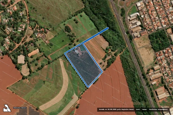 Imagem de satélite de Sitio Nossa Senhora de Fátima - Parcela 1 em Jaboticabal - SP