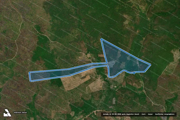 Imagem de satélite de Sitio Bela - Parte 1 em Buriti - MA