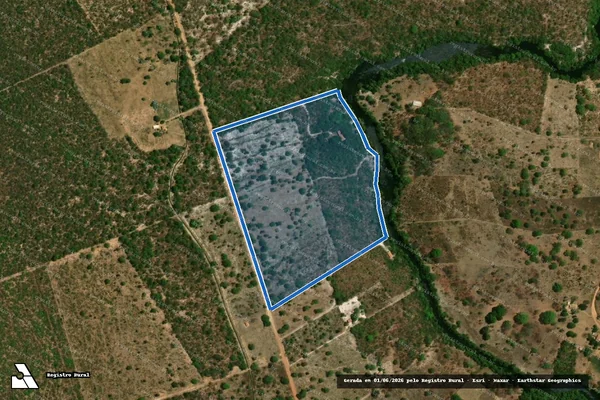 Imagem de satélite de FAZENDA NOSSA SENHORA APARECIDA em Correntina - BA