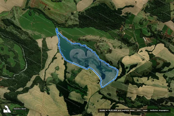 Imagem de satélite de Lote Rural n.º 72-A, da Gleba 09 - Col "A" Cvel - Lote Rural n.º 72-A, da Gleba 09 - Col "A" Cvel em Iguatu - PR