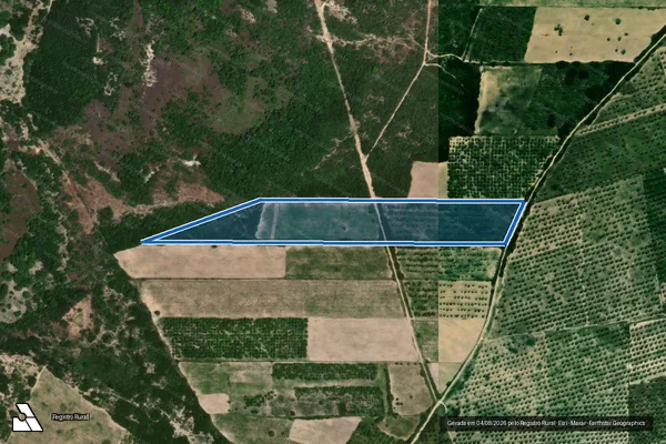 Imagem de satélite de PROJETO DE ASSENTAMENTO ELDORADO DO CARAJÁ ? LOTE 33 - Parte 1 em Macaíba - RN