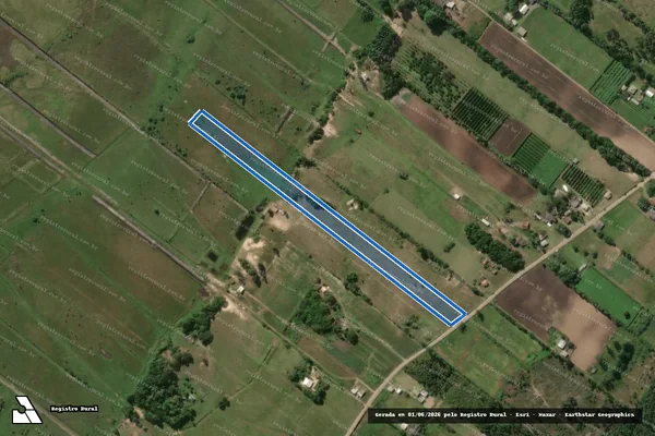 Imagem de satélite de MAT. 17.242 - Parte 1 em Balneário Gaivota - SC