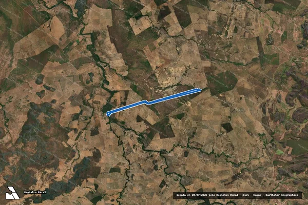 Imagem de satélite de Fazenda Sussuapara e Barra Bonita - Parcela 04 em Lavandeira - TO